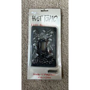 HOT TOPIC Skull Light Switch Plate Polyresin VINTAGE & NEW